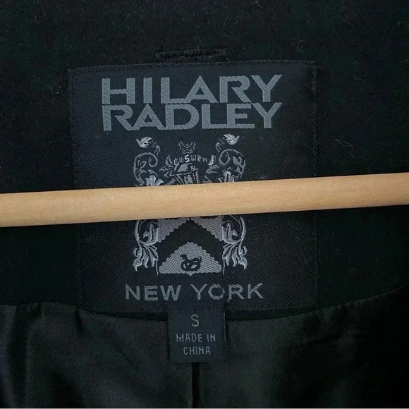 HILARY RADLEY Wool blend parka Sz Small - Picture 3 of 7